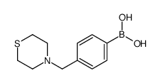 cas no 1256358-60-7 is 4-(Thiomorpholin-4-ylmethyl)phenylboronic acid