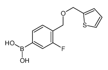 cas no 1256358-79-8 is [3-fluoro-4-(thiophen-2-ylmethoxymethyl)phenyl]boronic acid