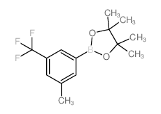 cas no 1256358-84-5 is 4,4,5,5-TETRAMETHYL-2-(3-METHYL-5-(TRIFLUOROMETHYL)PHENYL)-1,3,2-DIOXABOROLANE