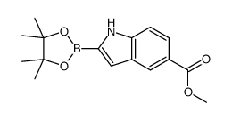 cas no 1256358-96-9 is 5-Methoxycarbonylindole-2-boronic acid pinacol ester