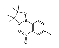 cas no 1256359-10-0 is 4-Methyl-2-nitrophenylboronic acid, pinacol ester