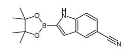 cas no 1256359-11-1 is 5-Cyanoindole-2-boronic acid, pinacol ester