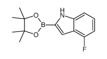 cas no 1256359-96-2 is 4-Fluoroindole-2-boronic acid pinacol ester