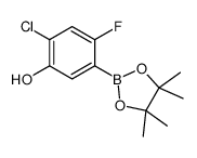 cas no 1256360-20-9 is 2-chloro-4-fluoro-5-(4,4,5,5-tetramethyl-1,3,2-dioxaborolan-2-yl)phenol