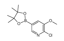 cas no 1256360-28-7 is 2-chloro-3-methoxy-5-(4,4,5,5-tetramethyl-1,3,2-dioxaborolan-2-yl)pyridine