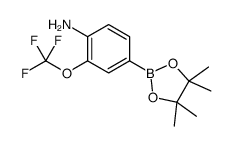 cas no 1256360-36-7 is 4-(4,4,5,5-tetramethyl-1,3,2-dioxaborolan-2-yl)-2-(trifluoromethoxy)aniline