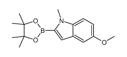 cas no 1256360-41-4 is 5-Methoxy-1-methyl-2-(4,4,5,5-tetramethyl-1,3,2-dioxaborolan-2-yl)-1H-indole