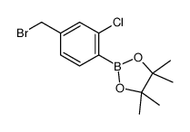 cas no 1256360-55-0 is 2-(4-(Bromomethyl)-2-chlorophenyl)-4,4,5,5-tetramethyl-1,3,2-dioxaborolane