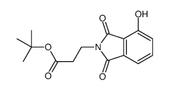 cas no 1256450-55-1 is tert-butyl 3-(4-hydroxy-1,3-dioxoisoindol-2-yl)propanoate