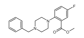cas no 1256633-30-3 is Methyl 2-(4-Benzylpiperazino)-5-fluorobenzoate