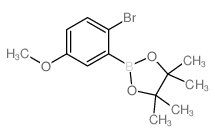 cas no 1256781-58-4 is 2-(2-Bromo-5-methoxyphenyl)-4,4,5,5-tetramethyl-1,3,2-dioxaborolane