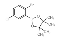 cas no 1256781-63-1 is 2-(2-Bromo-5-chlorophenyl)-4,4,5,5-tetramethyl-1,3,2-dioxaborolane