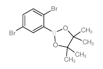 cas no 1256781-64-2 is (2,5-Dibromophenyl)Boronic Acid Pinacol Ester