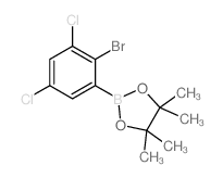 cas no 1256781-65-3 is 2-(2-Bromo-3,5-dichlorophenyl)-4,4,5,5-tetramethyl-1,3,2-dioxaborolane