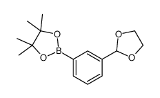 cas no 1257648-34-2 is 3-(1,3-Dioxolan-2-yl)phenylboronic acid pinacol ester