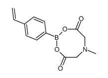 cas no 1257648-79-5 is 6-Methyl-2-(4-vinylphenyl)-1,3,6,2-dioxazaborocane-4,8-dione