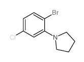 cas no 1257664-93-9 is 1-(2-Bromo-5-chlorophenyl)pyrrolidine