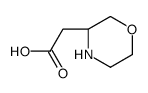 cas no 1257848-43-3 is (R)-2-(MORPHOLIN-3-YL)ACETIC ACID