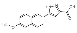 cas no 1257877-12-5 is 5-(6-METHOXYNAPHTHALEN-2-YL)-1H-PYRAZOLE-3-CARBOXYLIC ACID