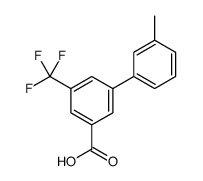 cas no 1261953-10-9 is 3'-METHYL-5-(TRIFLUOROMETHYL)-[1,1'-BIPHENYL]-3-CARBOXYLIC ACID