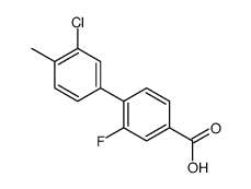 cas no 1261965-53-0 is 3'-CHLORO-2-FLUORO-4'-METHYL-[1,1'-BIPHENYL]-4-CARBOXYLIC ACID