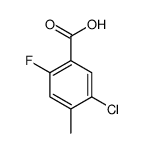 cas no 1263274-67-4 is 5-Chloro-2-fluoro-4-methylbenzoic acid