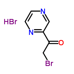 cas no 126353-32-0 is 2-Brom-1-(pyrazin-2-yl)ethanonhydrobromid