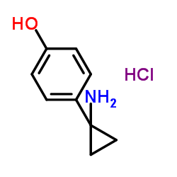 cas no 1266158-02-4 is 4-(1-Aminocyclopropyl)phenol hydrochloride (1:1)