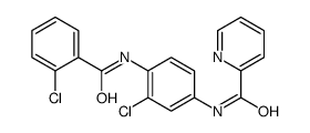 cas no 1266338-10-6 is N-{3-Chloro-4-[(2-chlorobenzoyl)amino]phenyl}-2-pyridinecarboxami de