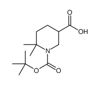 cas no 1269755-64-7 is 1-(TERT-BUTOXYCARBONYL)-6,6-DIMETHYLPIPERIDINE-3-CARBOXYLIC ACID