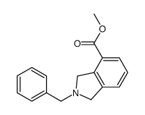 cas no 127168-92-7 is METHYL 2-BENZYLISOINDOLINE-4-CARBOXYLATE