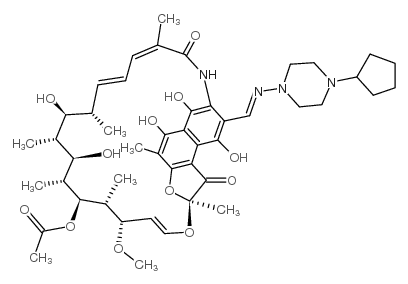 cas no 127923-87-9 is Rifapentine hydrochloride