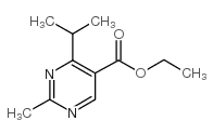 cas no 127957-90-8 is ETHYL-2-METHYL-4-ISOPROPYL-5-PYRIMIDINE CARBOXYLATE