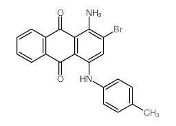 cas no 128-83-6 is 9,10-Anthracenedione,1-amino-2-bromo-4-[(4-methylphenyl)amino]-