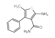cas no 128118-34-3 is 2-Amino-5-methyl-4-phenylthiophene-3-carboxamide