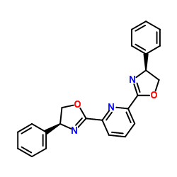 cas no 128249-70-7 is 2,6-Bis[(4R)-4-phenyl-2-oxazolinyl]pyridine