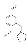cas no 128501-84-8 is 4-methoxy-3-(pyrrolidin-1-ylmethyl)benzaldehyde