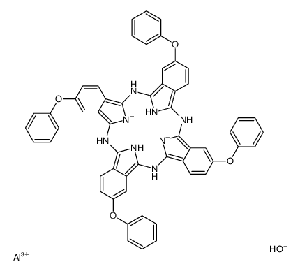 cas no 128897-67-6 is ALUMINUM 2,9,16,23-TETRAPHENOXY-29 H ,31 H-PHTHALOCYANINE HYDROXIDE