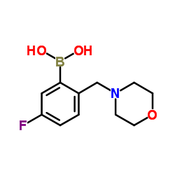 cas no 1292755-44-2 is (5-fluoro-2-(Morpholinomethyl)phenyl)boronic acid