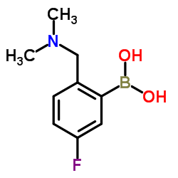 cas no 1292755-46-4 is (2-((dimethylamino)Methyl)-5-fluorophenyl)boronic acid