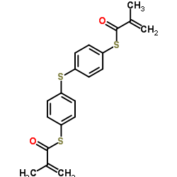 cas no 129283-82-5 is 2-methyl-1-[5-[4-(2-methylprop-2-enoyl)thiophen-2-yl]sulfanylthiophen-3-yl]prop-2-en-1-one