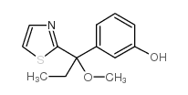 cas no 129424-07-3 is 1-(3-HYDROXYPHENYL)-1-METHOXY-1-(2-THIAZOLYL)-PROPANE