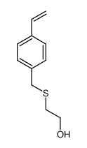 cas no 129509-07-5 is 2-[(4-ethenylphenyl)methylsulfanyl]ethanol