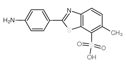 cas no 130-17-6 is 2-(4-Aminophenyl)-6-methyl-1,3-benzothiazole-7-sulfonic acid