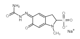 cas no 13051-01-9 is sodium,2-hydroxybenzoate,[(E)-(3-hydroxy-1-methyl-6-oxo-2,3-dihydroindol-5-ylidene)amino]urea
