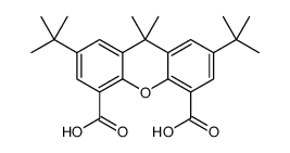 cas no 130525-39-2 is 2,7-DI-TERT-BUTYL-9,9-DIMETHYL-4,5-XANTHENEDICARBOXYLIC ACID