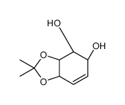 cas no 130669-76-0 is 1,3-Benzodioxole-4,5-diol,3a,4,5,7a-tetrahydro-2,2-dimethyl-, (3aS,4R,5R,7aR)