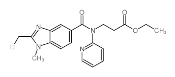 cas no 1307233-94-8 is ETHYL 3-(2-(CHLOROMETHYL)-1-METHYL-N-(PYRIDIN-2-YL)-1H-BENZO[D]IMIDAZOLE-5-CARBOXAMIDO)PROPANOATE