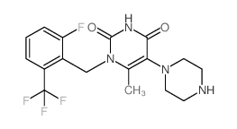 cas no 1308380-33-7 is 1-(2-fluoro-6-(trifluoromethyl)benzyl)-6-methyl-5-(piperazin-1-yl)pyrimidine-2,4(1H,3H)-dione