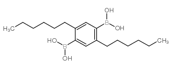 cas no 131117-66-3 is (4-borono-2,5-dihexylphenyl)boronic acid